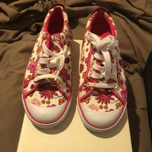 Coach flats tennis shoes spring